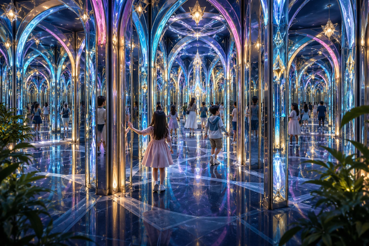 魔幻镜宫 · AI创意示意